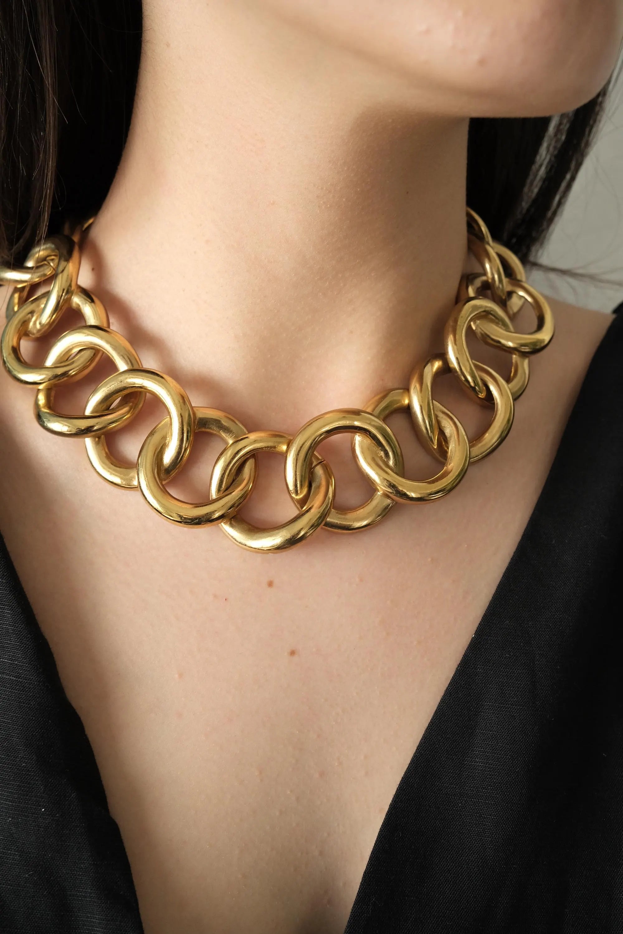 Vintage Givenchy Necklace, Chunky Choker Necklace, Designer High End Jewelry, 80s Vintage, Multi-Strand Necklace, vintage bridal