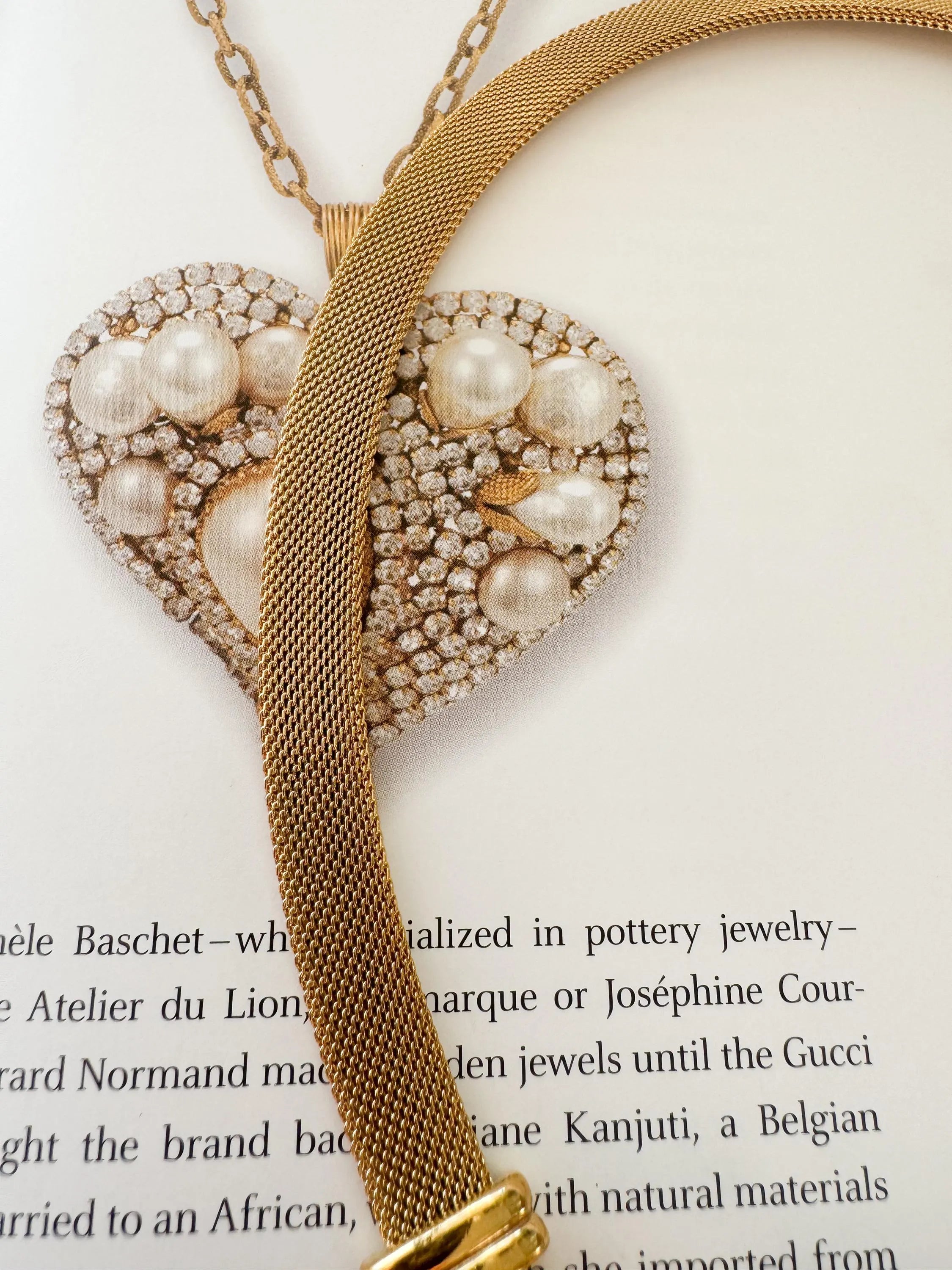 Vintage Givenchy Necklace, Chunky Choker Necklace, heart Givenchy, Designer High End Jewelry, 80s Vintage, Massive heart  Necklace Toggle