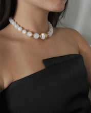 Givenchy Vintage necklace white Glass Lucite choker  beaded Rhinestone Gold   choker, Chain Necklace, Gift for her, Jewelry for women