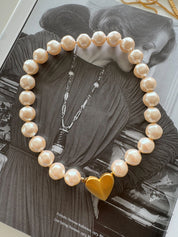Vintage Givenchy Necklace, Chunky Choker Necklace, Logo Givenchy, Designer High End Jewelry ,80s Vintage, choker necklace, Pearl Necklace