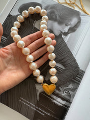 Vintage Givenchy Necklace, Chunky Choker Necklace, Logo Givenchy, Designer High End Jewelry ,80s Vintage, choker necklace, Pearl Necklace