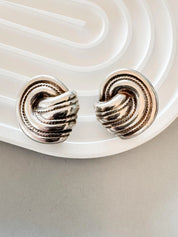 Vintage Givenchy Earrings, Givenchy twisted Earrings, Clip on Earrings, fashion earrings, Cute Earrings, Wedding Earrings, Gift for her