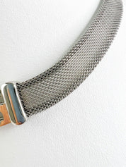 Givenchy Silver Tone 1977 Choker Necklace Vintage Extremely rare collectible