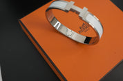 Hermes Clic HH  Bracelet, Enamel  Bracelet, vintage Bracelets, Silver Bracelets, Everyday Jewelry, Made in France, Unisex Bracelet Men’s