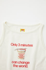 Moussy Cup Noodle 3 minutes Vintage cotton tank top, Japanese Fashion, woman clothes, tank top women, Cotton tops