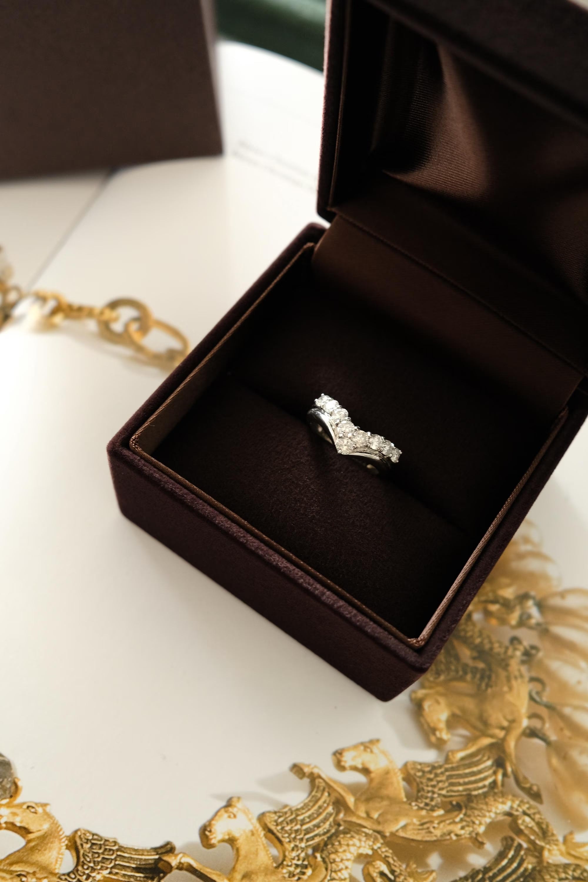 Platinum Diamond Ring 1.00 ct V Shape, Natural Diamonds, Tsutsumi Japan, Size 12 USA 6, Diamond Jewelry, Engagement Ring platinum