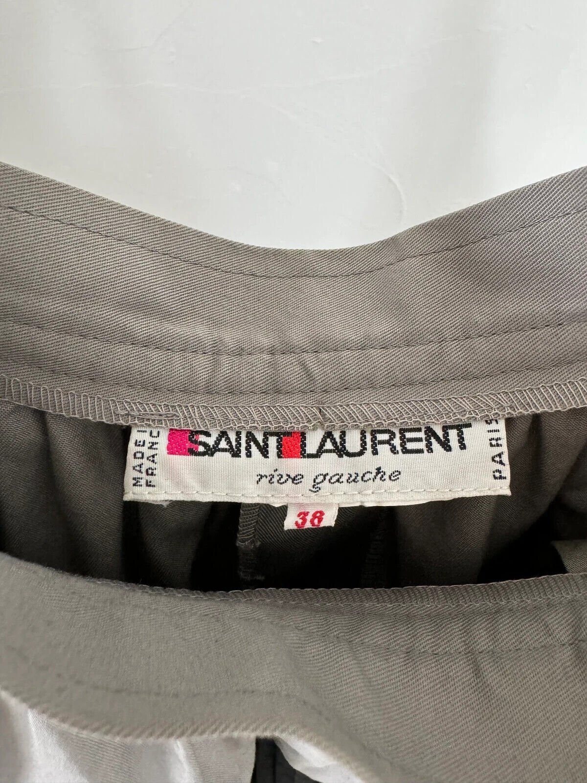 Vintage 1970s, Yves Saint Laurent skirt , Made in France, YSL vintage runway clothes, Saint Laurent Rive Gauche 38 clothing, luxury skirt