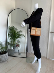Leather Handbag, Vintage bag Valentino Garavani, Flap Bag, shoulder bag, Crossbody Bag, Tassel Baige bag, Shopping bag, Personalized gift