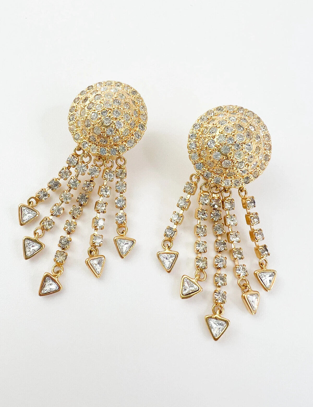 Vintage VERSACE Earrings, Jellyfish Earrings Gianni Versace Vintage Earrings, Dangle Earrings Gold, Drop Earrings, Bridal Earrings Gift