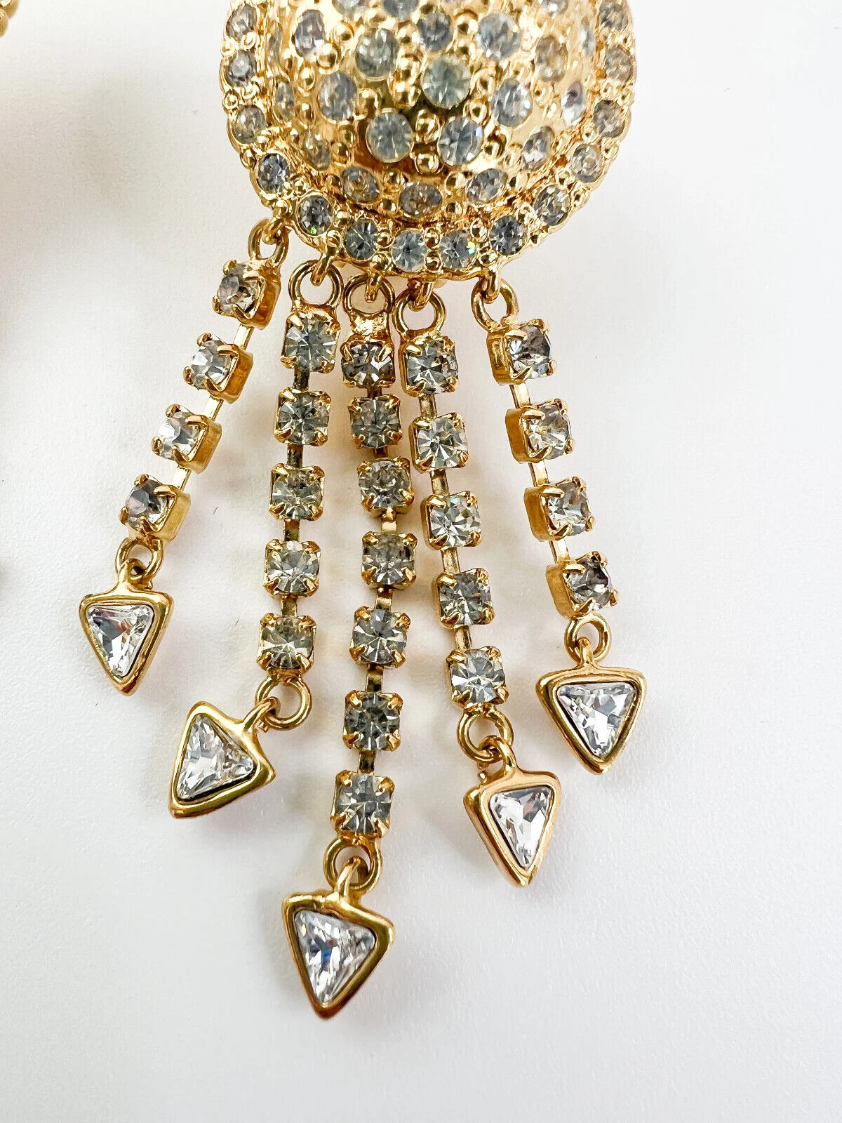 Vintage VERSACE Earrings, Jellyfish Earrings Gianni Versace Vintage Earrings, Dangle Earrings Gold, Drop Earrings, Bridal Earrings Gift