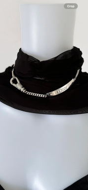 Vintage Christian Dior Hardcore Necklace, Silver Tone Chain Necklace Rare JOHN GALLIANO Very Rare, Vintage  Jewelry, Jewelry for women