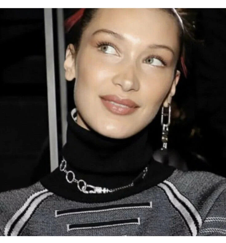 Vintage Christian Dior Hardcore Necklace, Silver Tone Chain Necklace Rare JOHN GALLIANO Very Rare, Vintage  Jewelry, Jewelry for women