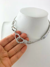 Vintage Christian Dior Hardcore Necklace, Silver Tone Chain Necklace Rare JOHN GALLIANO Very Rare, Vintage  Jewelry, Jewelry for women