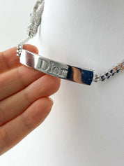 Vintage Christian Dior Hardcore Necklace, Silver Tone Chain Necklace Rare JOHN GALLIANO Very Rare, Vintage  Jewelry, Jewelry for women