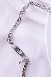 Vintage Christian Dior Necklace, Bridal Necklace, Vintage Necklace, Personalised Gifts, Choker Necklace Silver, CD Logo, Gift for Her