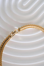 Vintage Christian Dior Choker: matte Gold Mesh, Gold  Crystal, 1980s Statement Necklace, Pearl Necklace, Charm Necklace Gold, birthday gift