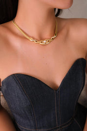 Vintage Christian Dior Choker: matte Gold Mesh, Gold  Crystal, 1980s Statement Necklace, Pearl Necklace, Charm Necklace Gold, birthday gift