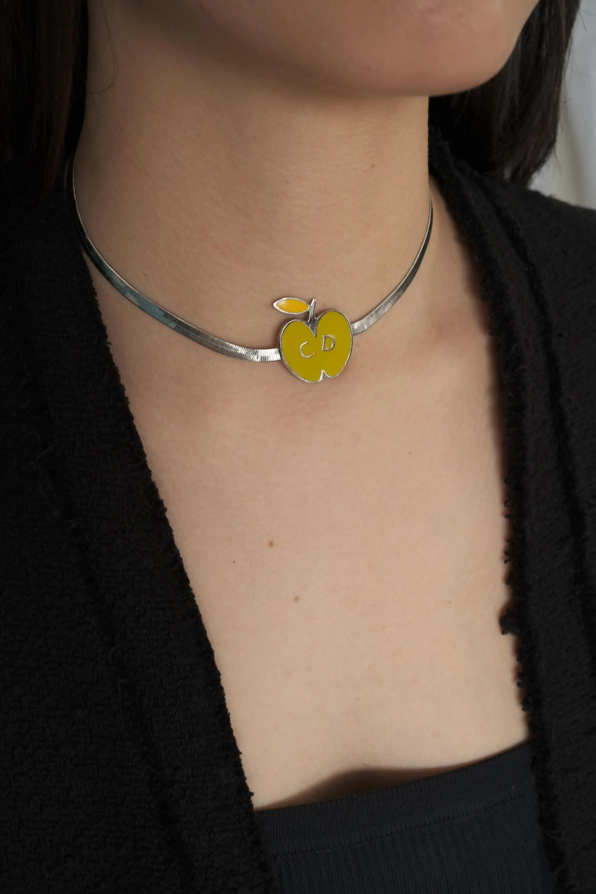 Vintage Christian Dior Necklace, Apple Choker necklace , Collector Item, Jewelry for women, Jewelry necklace, Gift for her