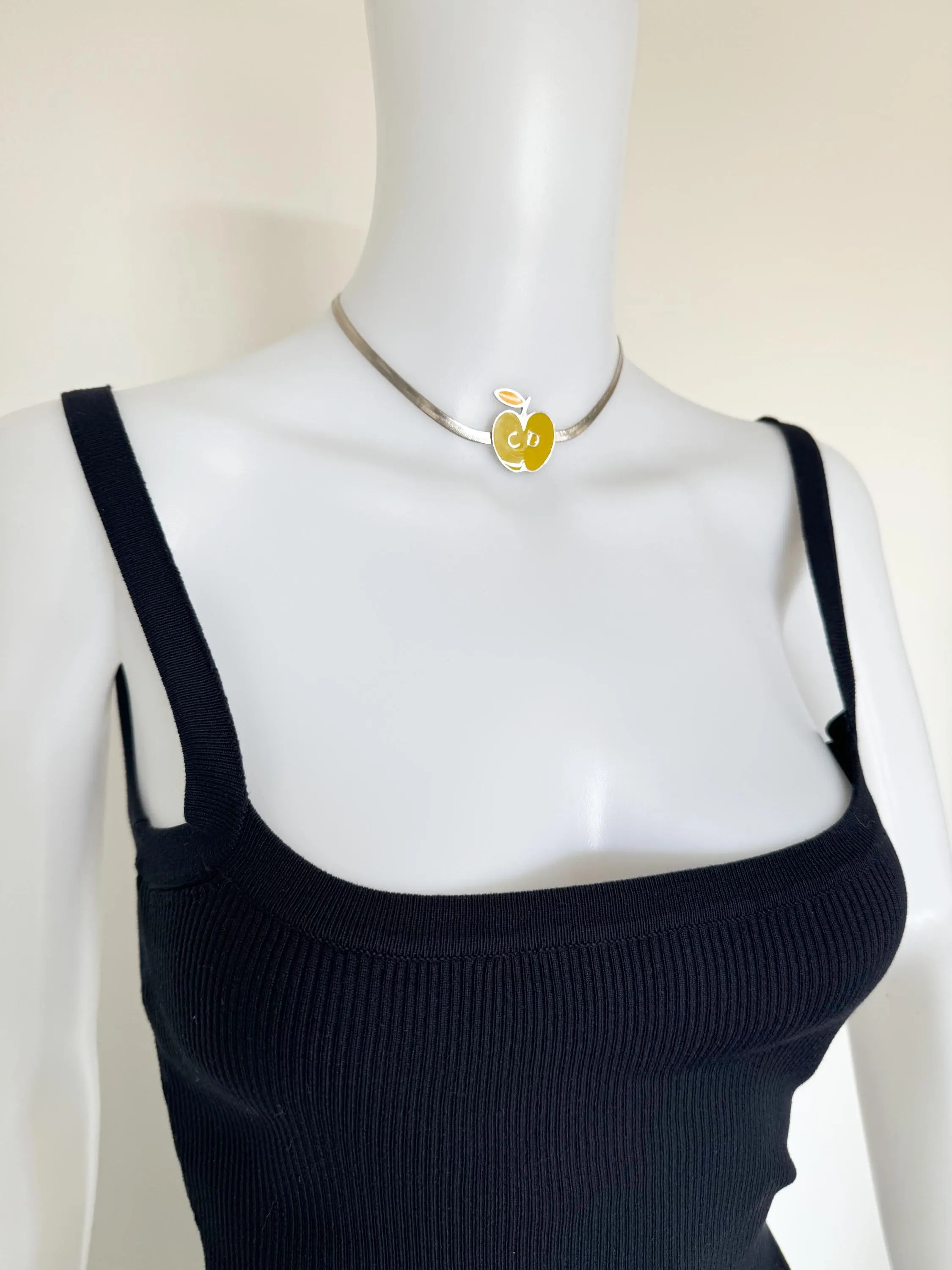Vintage Christian Dior Necklace, Apple Choker necklace , Collector Item, Jewelry for women, Jewelry necklace, Gift for her