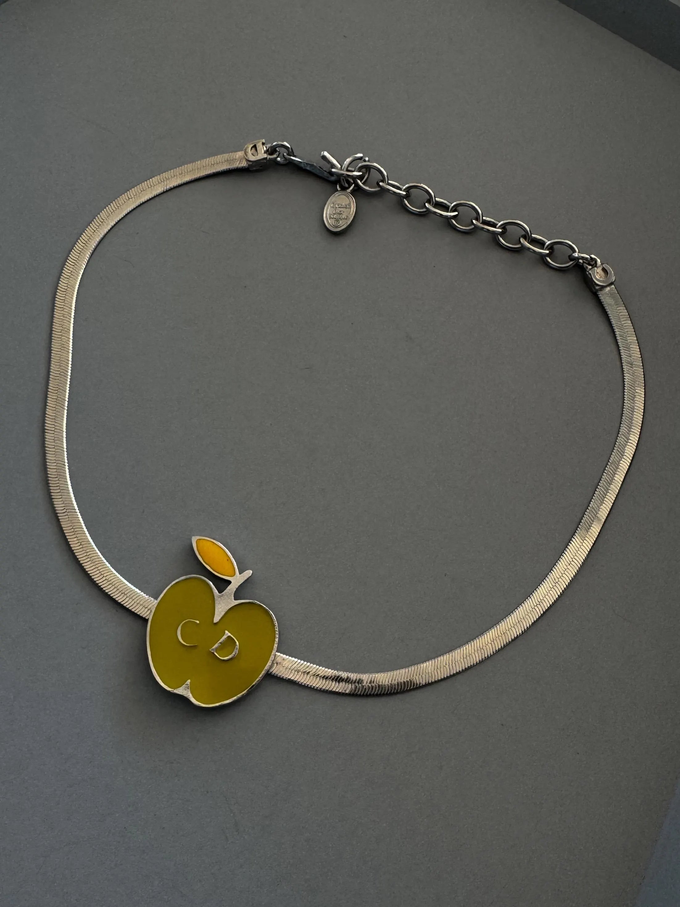 Vintage Christian Dior Necklace, Apple Choker necklace , Collector Item, Jewelry for women, Jewelry necklace, Gift for her