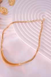 Vintage Christian Dior Rhinestone Choker Necklace: Gold-Tone Bridal Jewelry