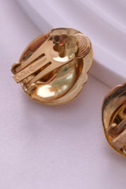 Vintage Christian Dior Rhinestone Clip-On Earrings: Gold Tone, Made in Germany, Women Jewelry, vintage jewelry earrings, Bridal earrings, Wedding Earrings, Gift for her