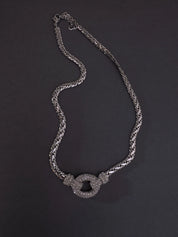 Vintage Christian Dior necklace Germany, extremely rare Dior necklace, Dior Jewelry rhodium plated , authentic Christian Dior bridal choker