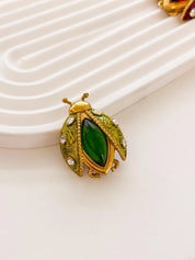Dior beetle brooch size view statement luxury accessory elegant styling