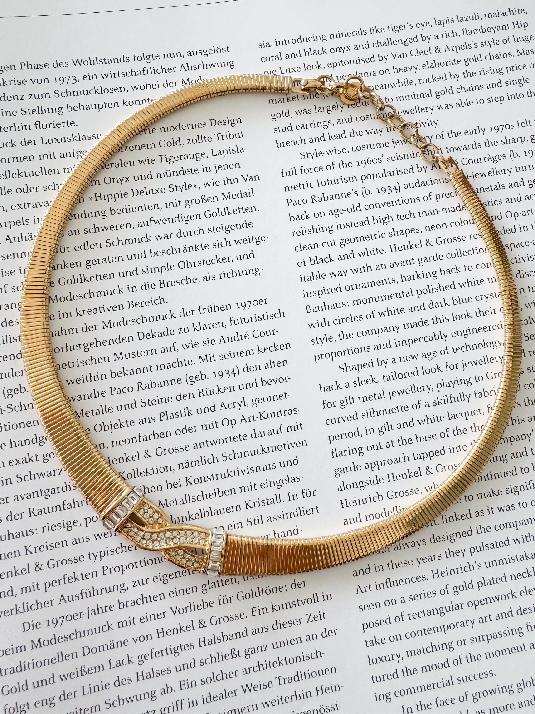 Vintage Christian Dior Necklace, Dior Chain Necklace, Dior Tubogas necklace Snake chain  Necklace, Gift for her, gold zipper choker Charm