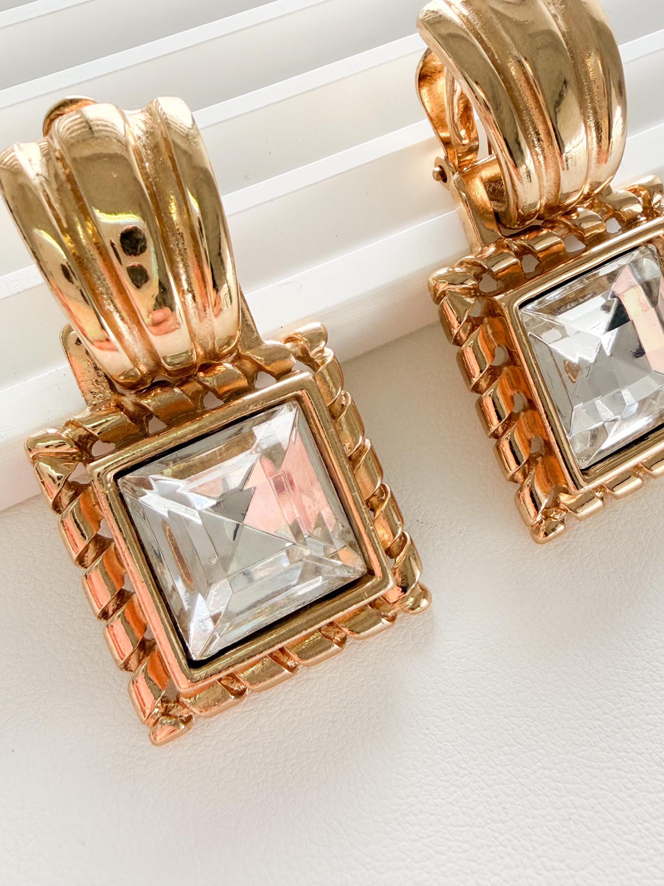 Givenchy gold dangle earrings size view elegant everyday luxury accessory