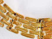 Vintage Givenchy Gold-Plated Choker Necklace: Articulated Link Bridal Jewelry, Jewelry for Women, Jewelry necklace, Chain Necklace Gold, necklace for women, Anniversary Gift, Jewelry for dress