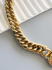 Vintage Givenchy Necklace Choker, Gold Necklace Givenchy, 1980s crystal center piece, Bridal necklace, gift for her, vintage rhinestones