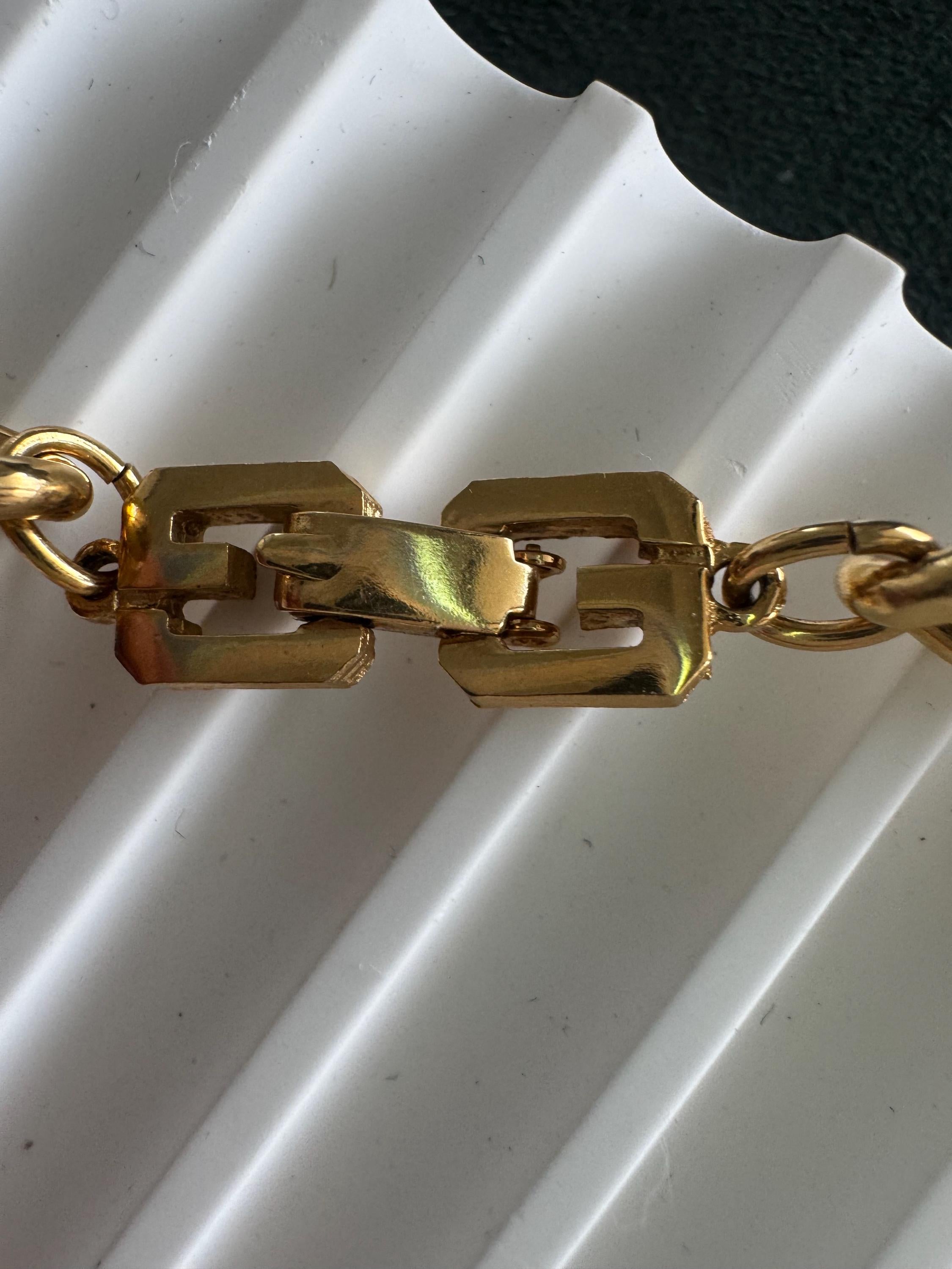 Vintage Givenchy Necklace 1977 , Black enamel  Gold Tone Necklace, Choker Necklace,  Black Color, Vintage Jewelry Necklace, Gift for her