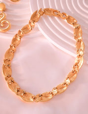 Vintage Givenchy Necklace, Vintage Gold Tone Necklace Leaf Necklace, Vintage Choker Necklace, Jewelry for Women, Gold Chain, Gift for her