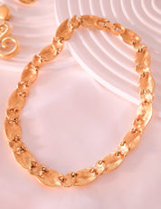 Vintage Givenchy Necklace, Vintage Gold Tone Necklace Leaf Necklace, Vintage Choker Necklace, Jewelry for Women, Gold Chain, Gift for her