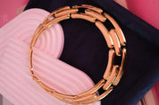 Vintage Givenchy gold tone choker necklace, elegant black vintage jewelry, designer necklace gift for her, personalized anniversary gift
