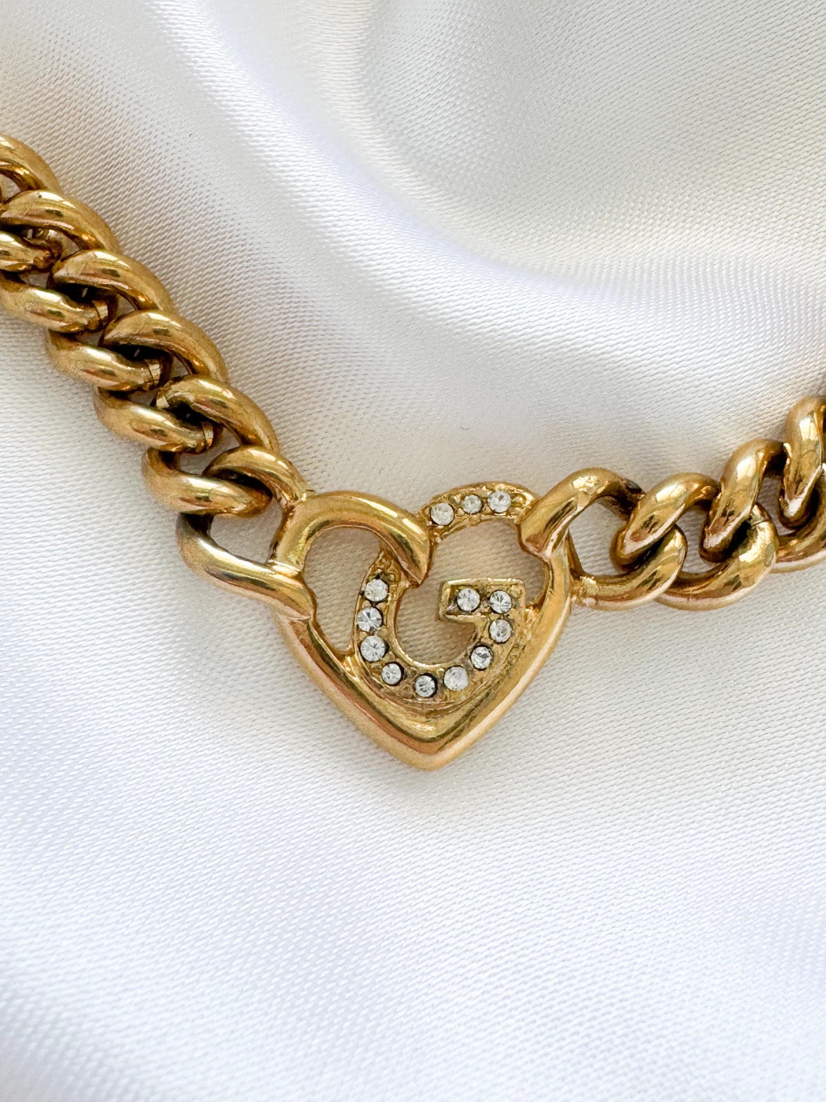 Vintage Givenchy Necklace, Vintage Gold Tone Necklace, Logo Necklace, Vintage Choker Necklace, Jewelry for Women, Gold Chain, Gift for her