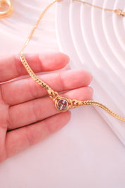 Vintage Givenchy Necklace, Vintage Gold Tone Necklace, Logo Necklace, Vintage Choker Necklace, Jewelry for Women, Gold Chain, Gift for her