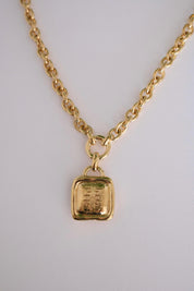 Vintage Givenchy Necklace, Givenchy Long Logo necklace, Necklace Gold, Vintage Necklace Pendant, Jewelry for Women, Gift for her