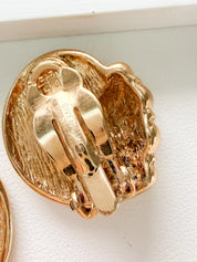 Givenchy gold rope clip on earrings elegant style for refined women