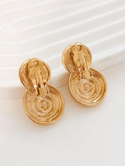 Authentic Givenchy Paris New York signed earrings luxury detail
