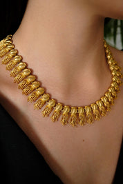 Vintage Givenchy Necklace, Chunky Choker Necklace, Designer High End Jewelry, 80s Vintage, vintage bridal, Necklace Gold, Gift for her