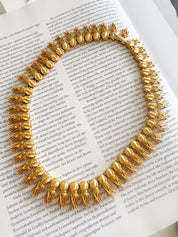 Vintage Givenchy Necklace, Chunky Choker Necklace, Designer High End Jewelry, 80s Vintage, vintage bridal, Necklace Gold, Gift for her