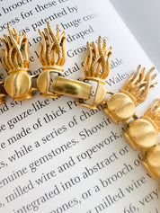 Vintage Givenchy Necklace, Chunky Choker Necklace, Designer High End Jewelry, 80s Vintage, vintage bridal, Necklace Gold, Gift for her