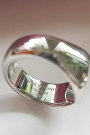Vintage Hermes Carrousel Ring, Vintage Silver Tone  Ring, Laquered Ring, Jewelry for Women, gift for him, Unisex ring, Gift for her