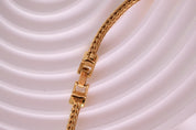Vintage Monet Necklace Charm, Gold Tone Necklace, cream Enamel, Choker Monet   Necklace, Vintage Jewelry, Jewelry for Women, Gift for her