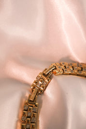 Vintage Nina Ricci Necklace, Gold Tone Necklace, Choker Necklace, gold wheat, Vintage bridal, Jewelry for Women, Personalized Gifts