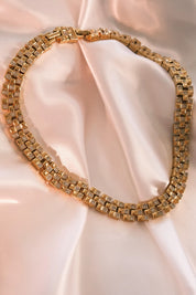 Vintage Nina Ricci Necklace, Gold Tone Necklace, Choker Necklace, gold wheat, Vintage bridal, Jewelry for Women, Personalized Gifts