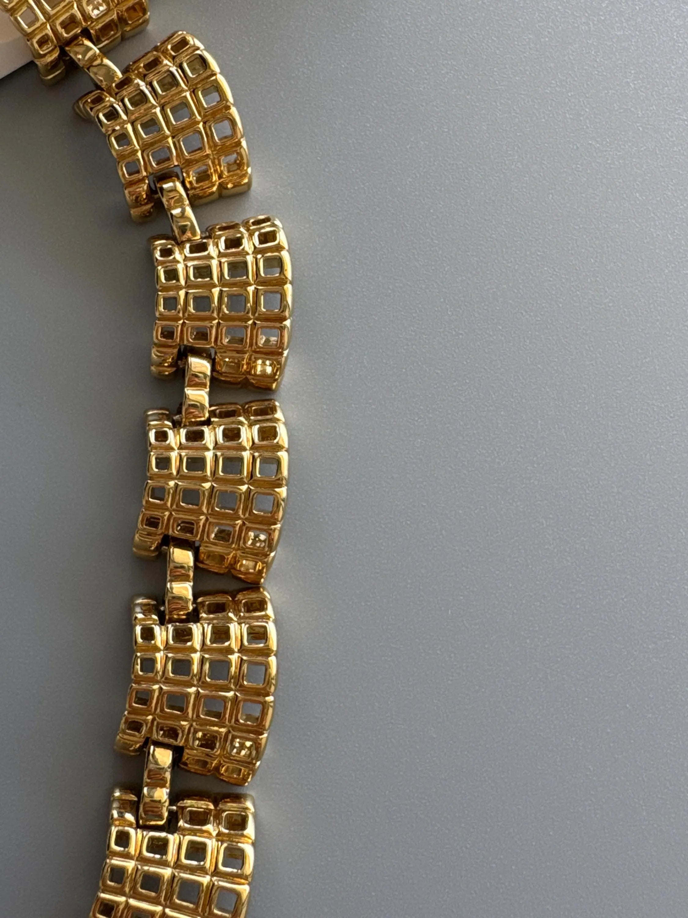 Vintage Nina Ricci Necklace, Gold Tone Necklace, Choker Necklace, gold wheat, Vintage bridal, Jewelry for Women, Personalized Gifts