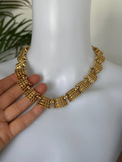 Vintage Nina Ricci Necklace, Gold Tone Necklace, Choker Necklace, gold wheat, Vintage bridal, Jewelry for Women, Personalized Gifts